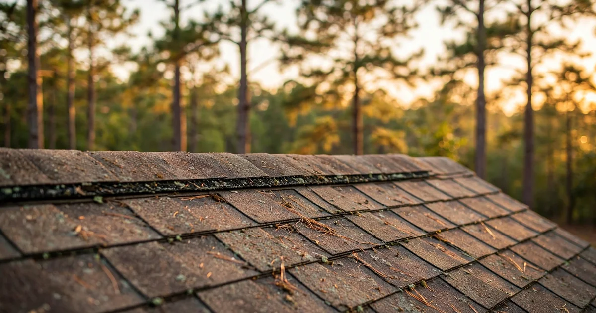 Crighton Ridge roof repair in Conroe: suburban home with architectural shingle roof