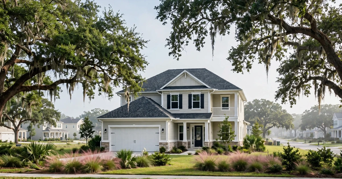 Magnolia Creek roof repair in League City: suburban home with architectural shingle roof