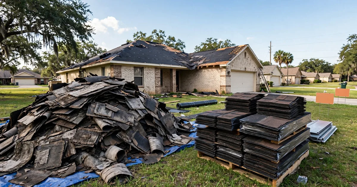 Aging asphalt shingles with curling edges and bald spots signaling replacement need