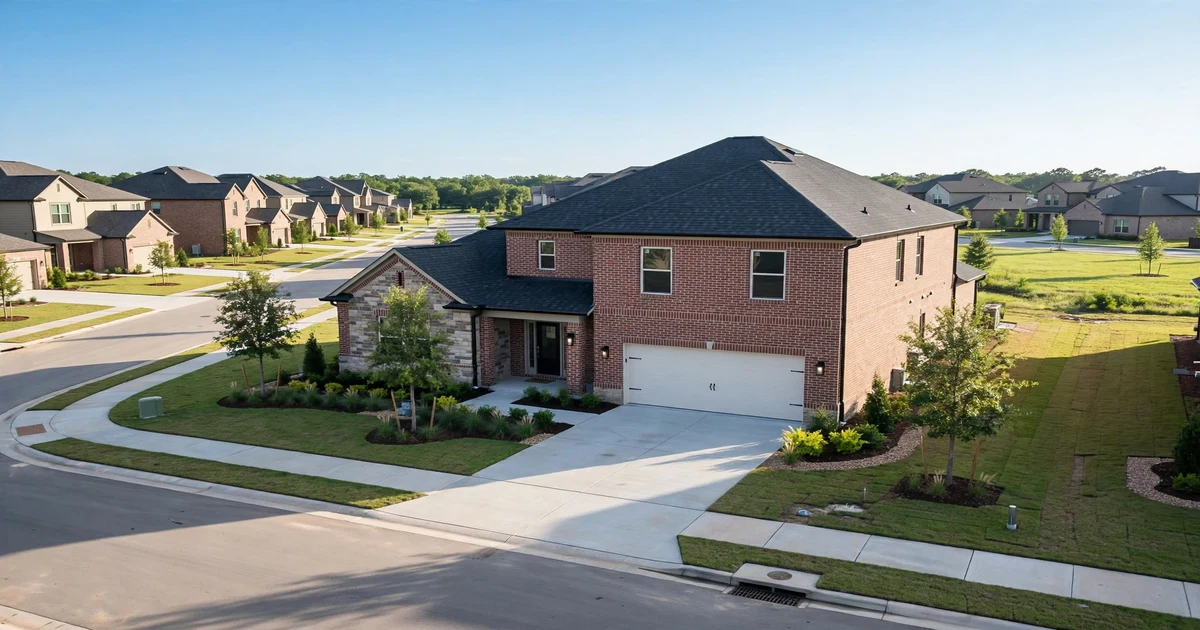 West Pearland roof repair in Pearland: suburban home with architectural shingle roof